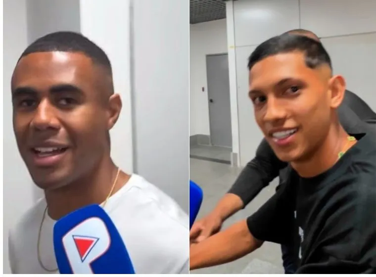 Erick e Erick Pulga chegam a Salvador para assinar com o Bahia