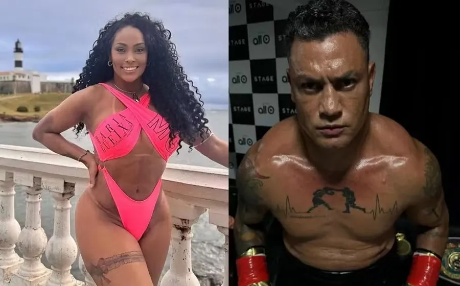 Rosiane Pinheiro e Acelino "Popó" Freitas