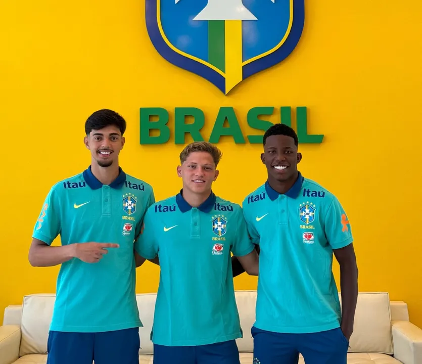 Arthur Jampa, Dell e Ruan Pablo vão defender o Brasil no Sul-Americano Sub-17 na Colômbia