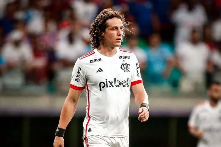 David Luiz em partida pelo Flamengo