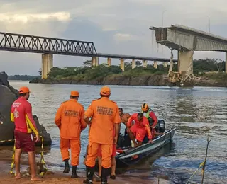 Buscas continuam nesta quinta após queda de ponte no Rio Tocantins