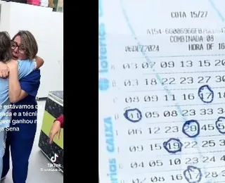 Vídeo: mulher comemora acertos na Mega da Virada, mas em apostas diferentes