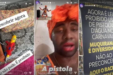 Carnaval: Davi Brito diz que não sabia da proibição de pistolas d'água