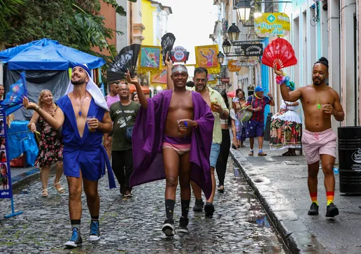 “Papa” decidiu visitar o Carnaval da capital baiana nesta quinta-feira, 27