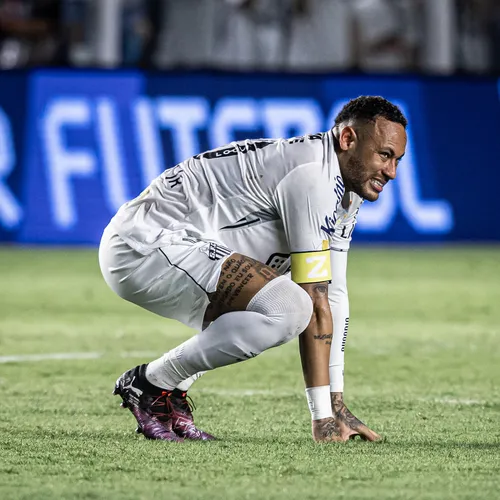 Neymar na reestreia pelo Santos