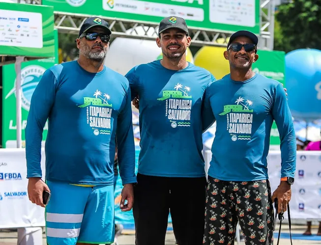 Beto Porciúncula, Diego Albuquerque e Ricardo Santana