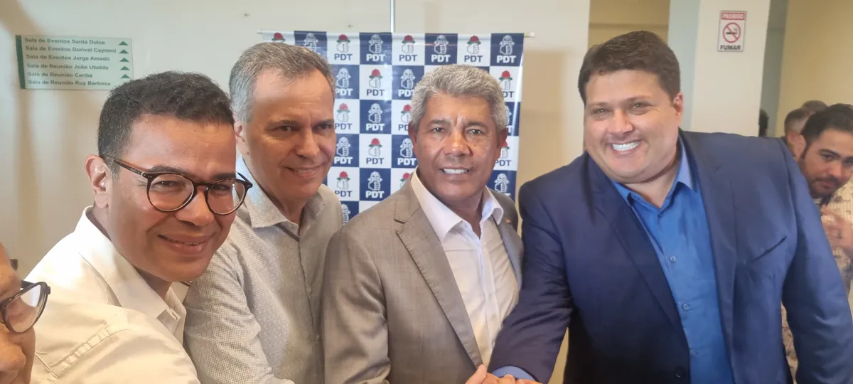 Jerônimo e PDT selaram aliança nesta quarta-feira, 30