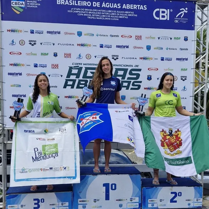 Bahia no pódio do Campeonato Brasileiro Interclubes de Águas Abertas