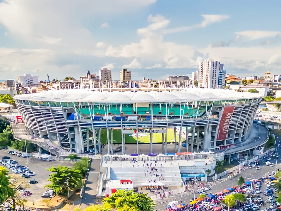 Arena Fonte Nova, palco do Ba-Vi deste domingo, 16