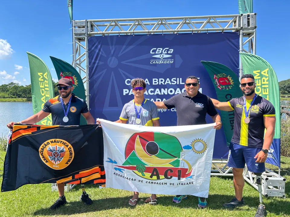 Gabriel Porto celebra 1ª Etapa da Copa do Brasil de Paracanoagem em Curitiba