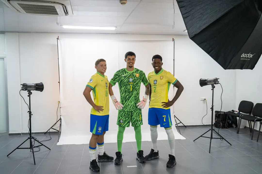 Arthur Jampa, Dell e Ruan Pablo foram campeões do Sul-Americano Sub-17