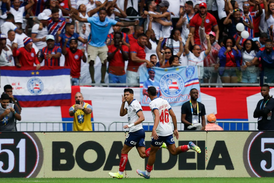 Erick Pulga marcou o primeiro gol do Bahia no jogo