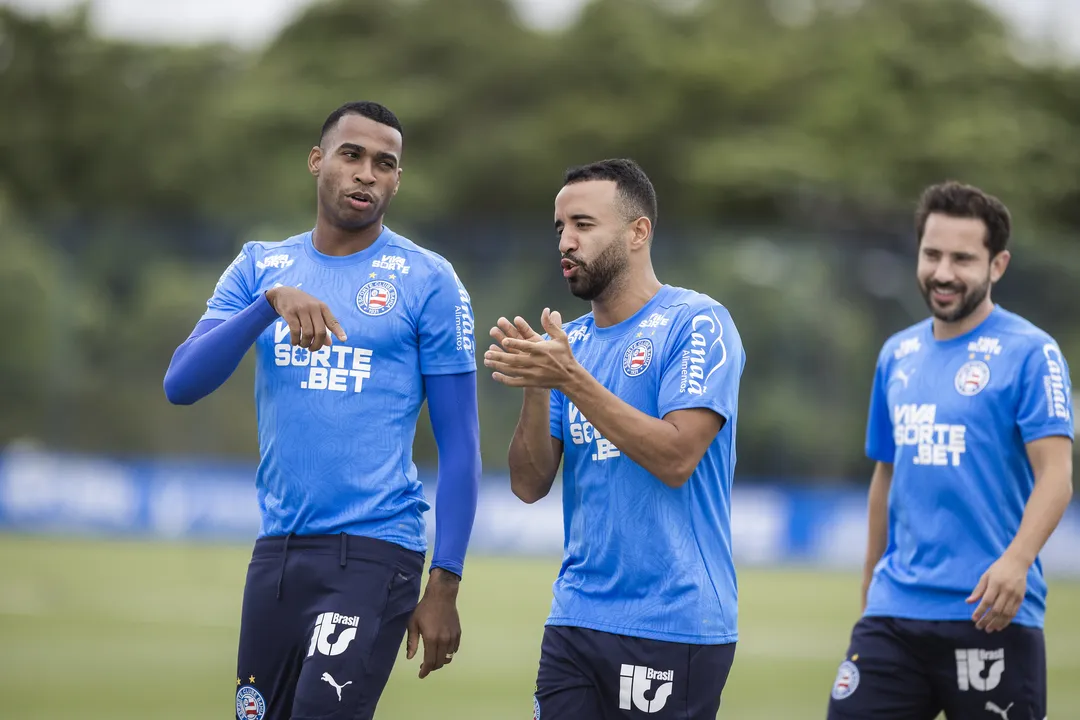 Jean Lucas, Caio Alexandre e Everton Ribeiro na Cidade Tricolor