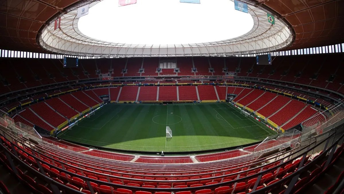 Mané Garrincha é o palco de Brasil x Colômbia pelas Eliminatórias da Copa do Mundo