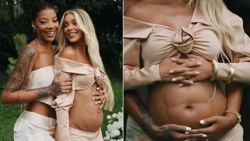 Brunna e Lumdilloa fizeram inseminação para ter a bebê