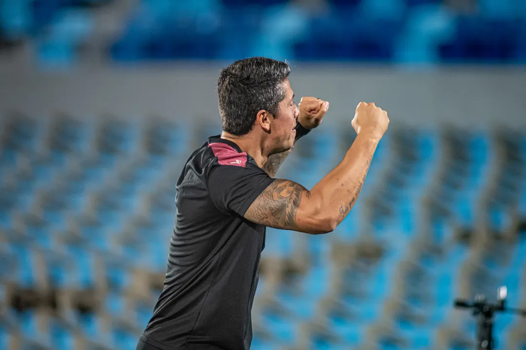 Carpini celebra a vitória rubro-negra no Uruguai