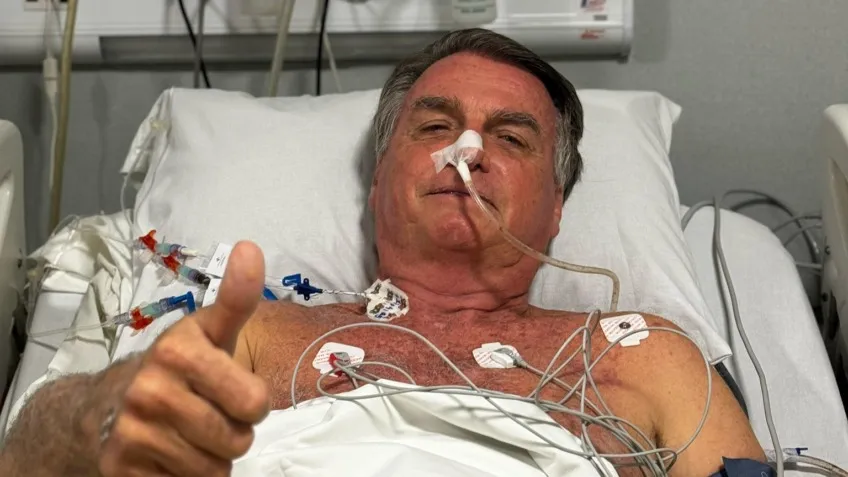 Jair Bolsonaro está internado