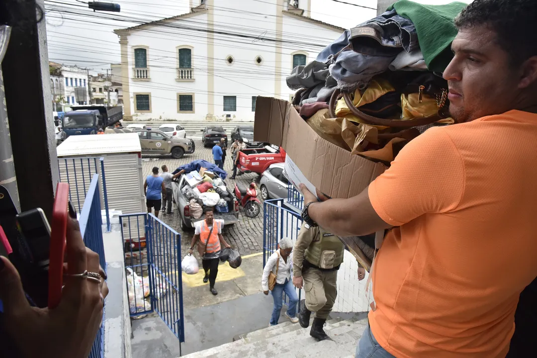 Em Santo Amaro, no Recôncavo, 150 famílias estão desabrigadas.
