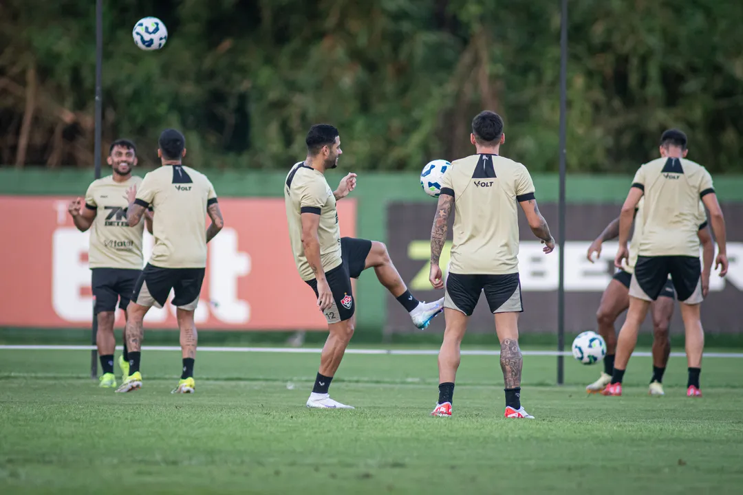 Vitória finalizou a preparação para encarar o Vasco