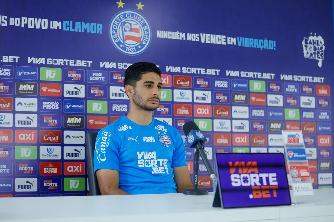 Michel Araújo durante entrevista nesta terça, 20