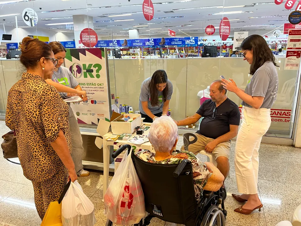 Campanha realiza dosagem de creatinina sérica e aferição de pressão arterial