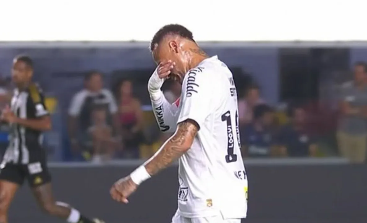 Neymar, atacante do Santos