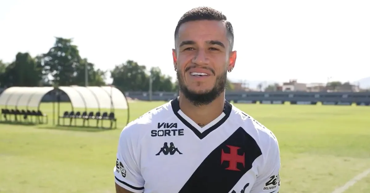 Philippe Coutinho no Media Day da Globo pelo Vasco