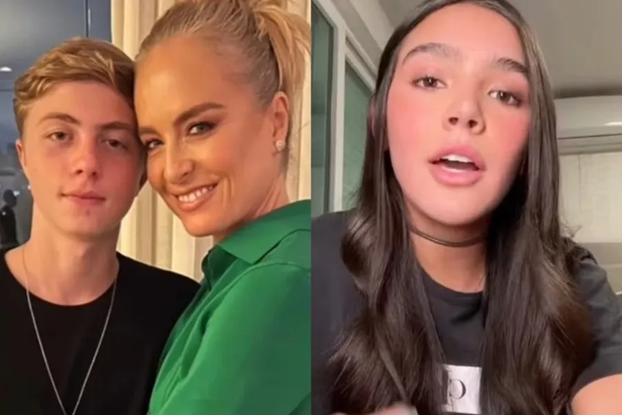 Benício Huck, Angélica e Duda Guerra