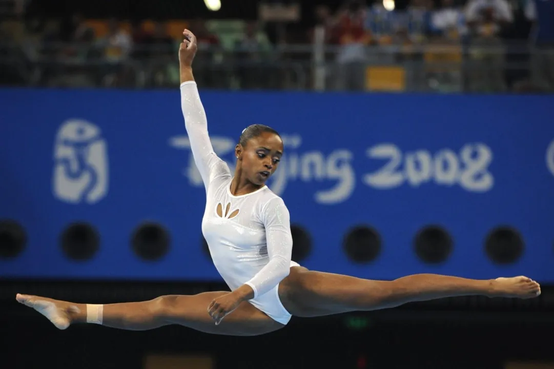 Daiane dos Santos fez história ao se tornar a primeira brasileira campeã mundial de ginástica artística