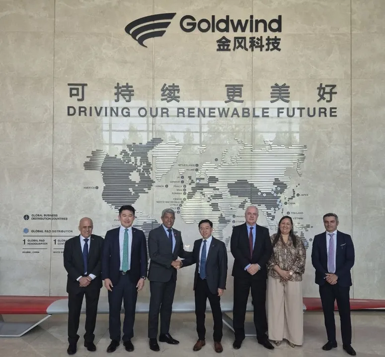 Jerônimo se reuniu com representantes da Goldwind, na China