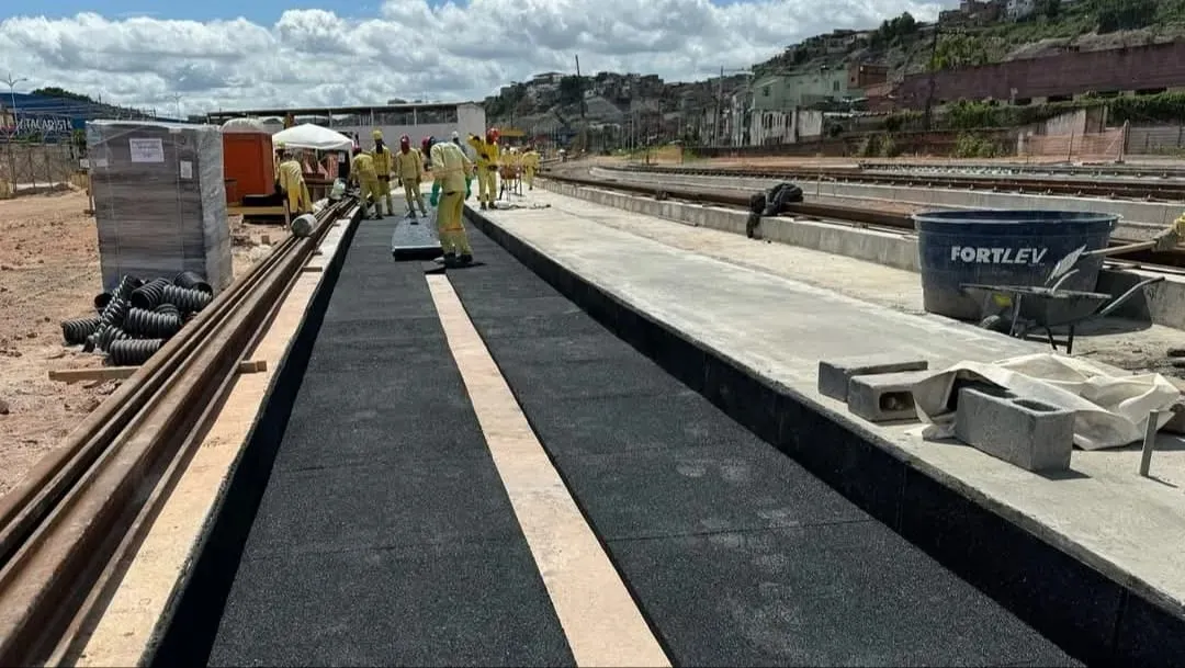 Obras do VLT já estão à todo vapor na região do Subúrbio