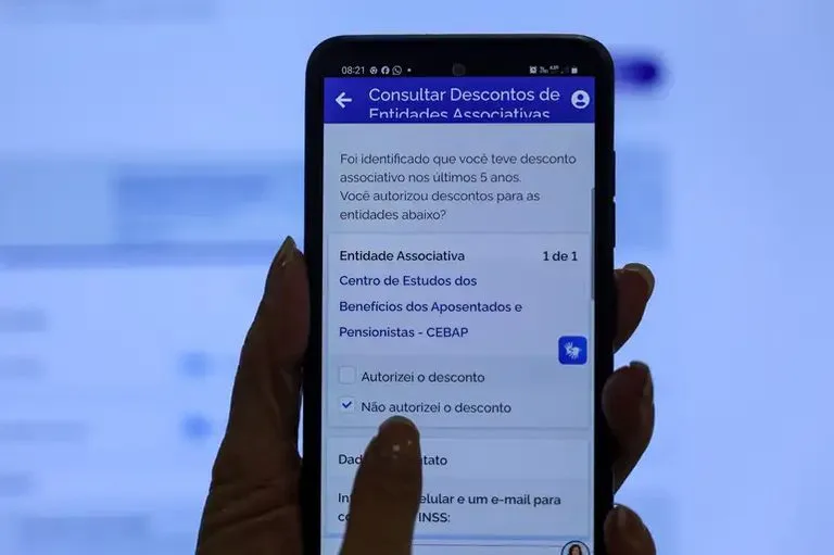 Aplicativo "Meu INSS", disponibilizado pela instituição