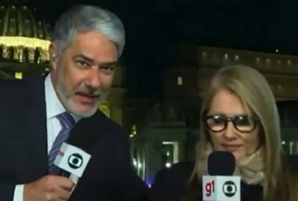 Ilze Scamparini e William Bonner