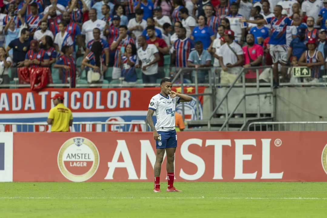 Jean Lucas tem 3 gols com a camisa do Bahia na Libertadores