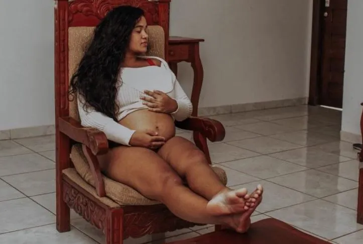 Thaís Mara, mãe de Catharina