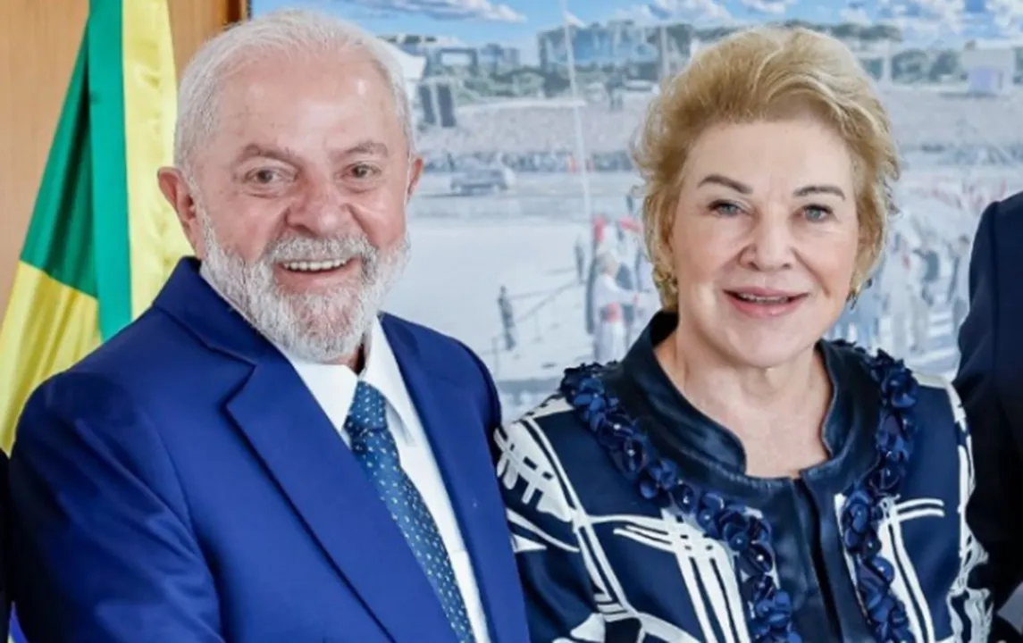 Marta Suplicy com o presidente Lula
