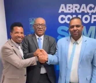 Da esquerda para a direita: Dr. Samuka, Manoel Jacaré e Dudu do Povo
