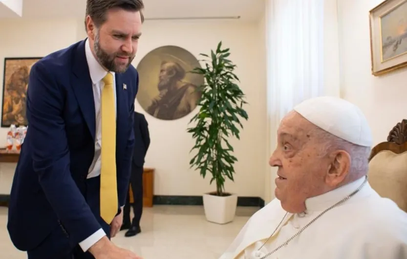 Papa Francisco encontra com vice-presidente dos Estados Unidos