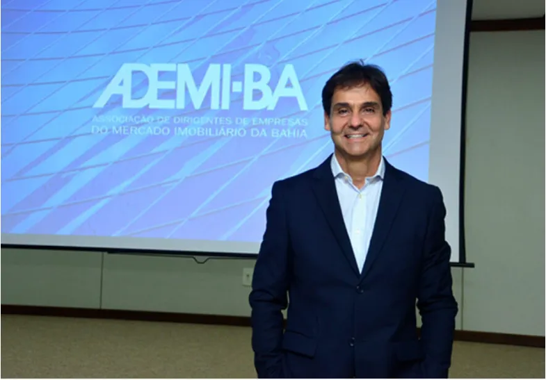Cláudio Cunha, presidente da Ademi-BA, estará em evento no Palacete Tira Chapéu
