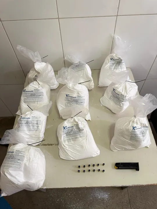 Todo o material foi apresentado na delegacia da Polícia Civil