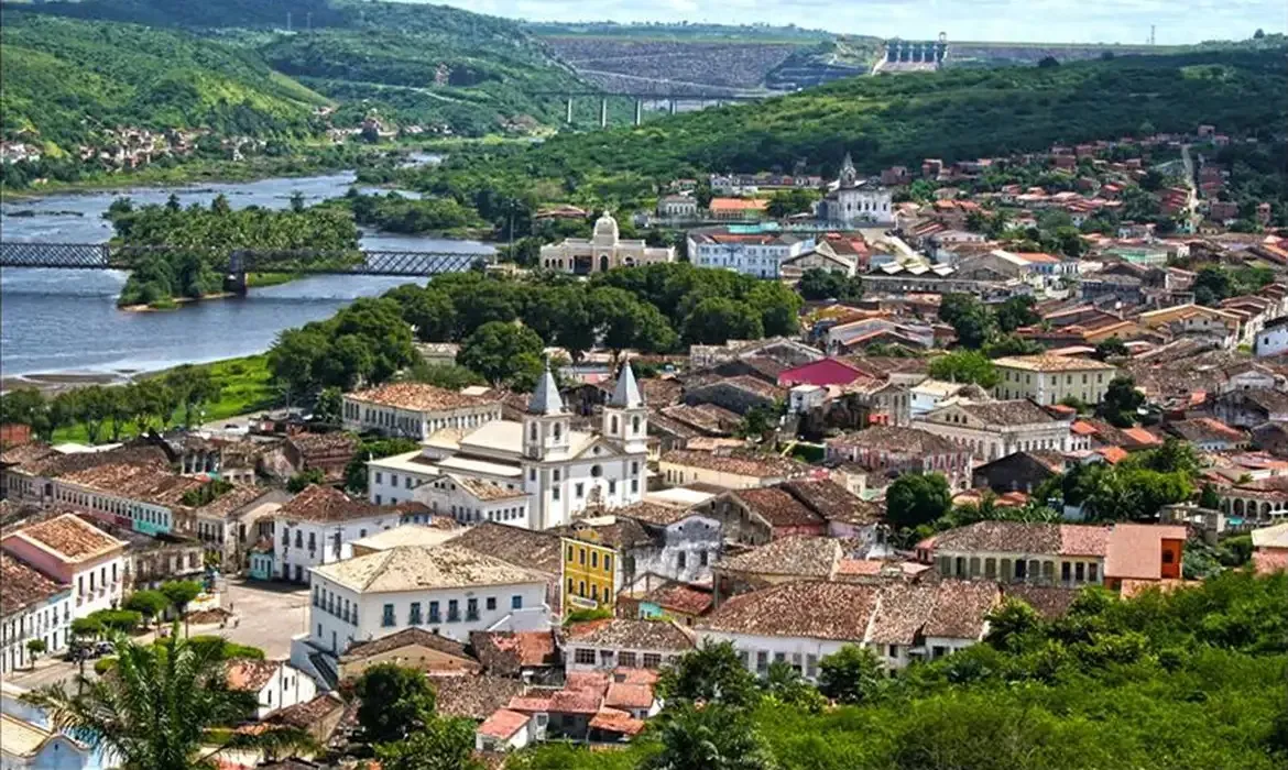 Cidade de Cachoeira, no recôncavo baiano