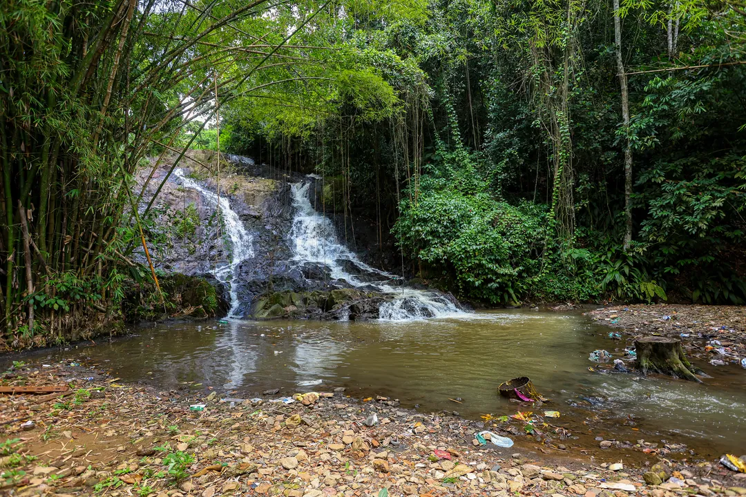 Parque São Bartolomeu tem quatro quedas d’água