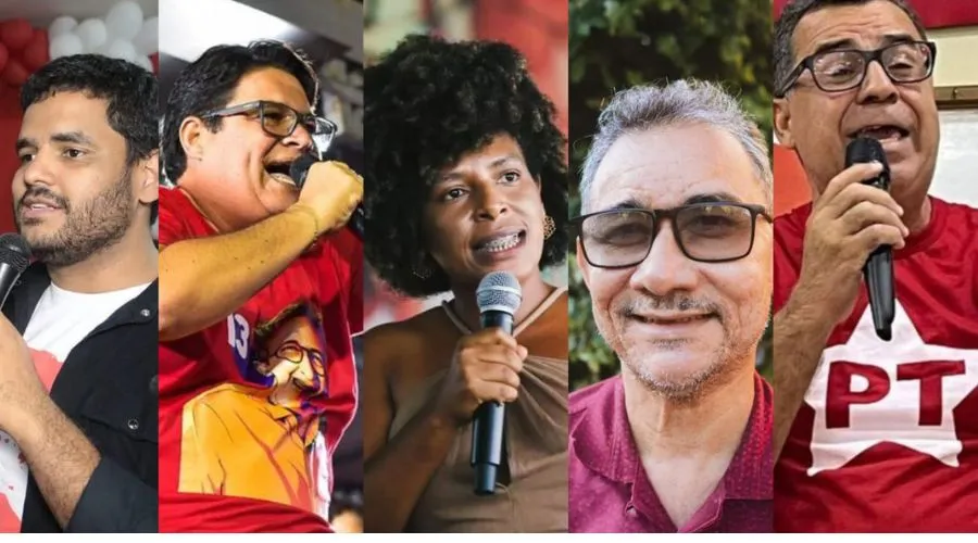 Candidatos à presidência do PT Bahia