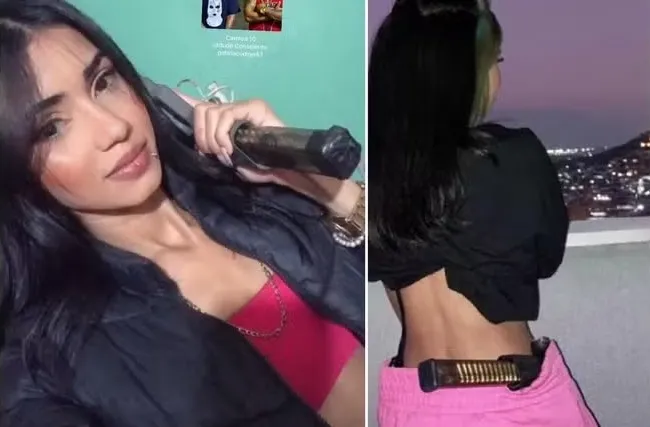 Ayna se destacava nas redes sociais por exibir armas como fuzis e pistolas,
