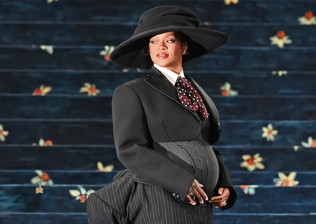 Cantora e atriz barbadense Rihanna chega para o Met Gala 2025 no Metropolitan Museum of Art