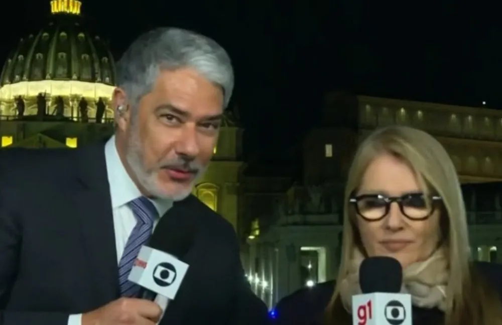 Ilze Scamparini e William Bonner