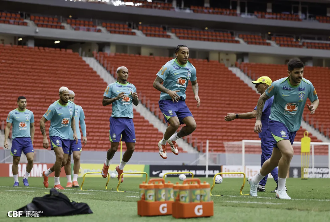 Time do Brasil pronto para duelo com a Aargentina