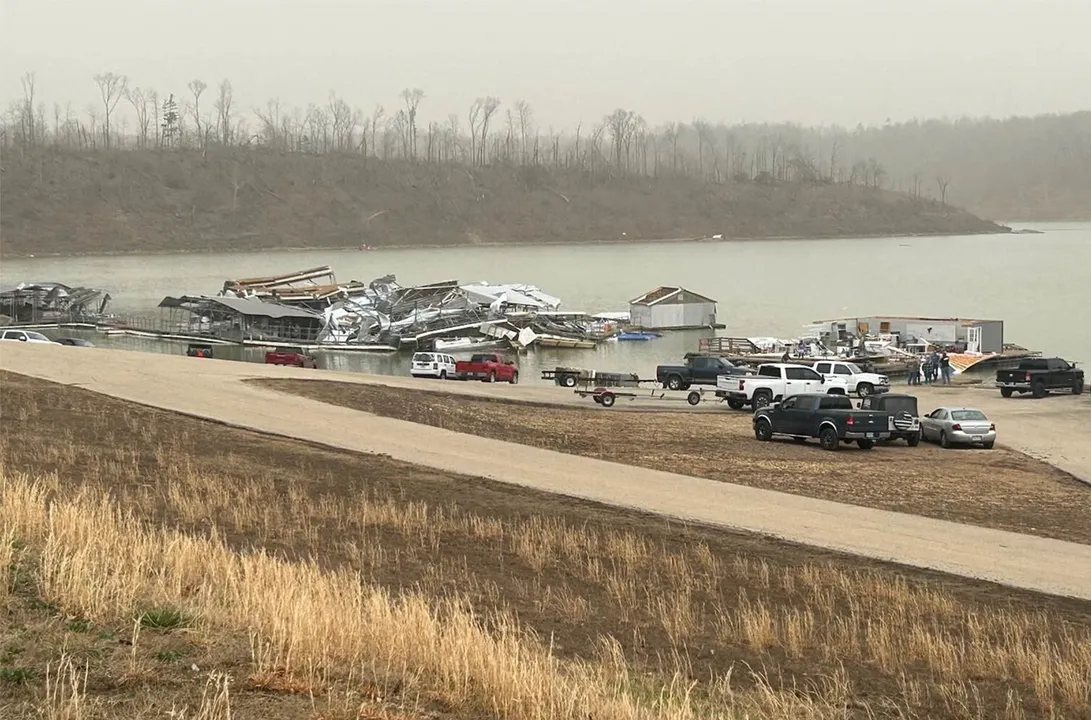 Rastro de destruição no estado do Missouri