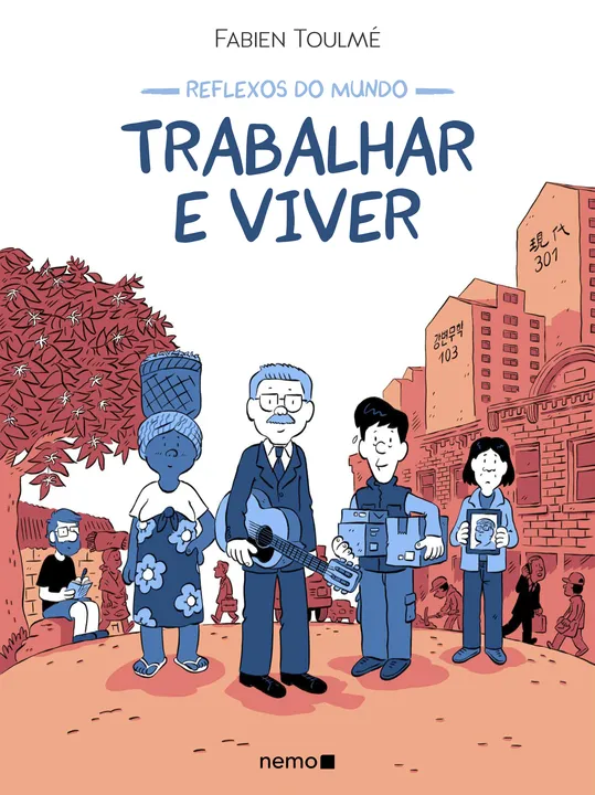 Imagem ilustrativa da imagem Trabalhar para viver ou morrer? HQ mostra absurdos do mundo do trabalho
