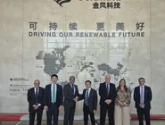 Jerônimo se reuniu com representantes da Goldwind, na China